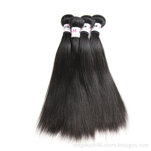 Megalook  Unprocessed No Tangle No Shed Brazilian Virgin Human Hair Bundles